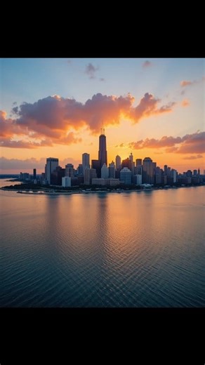 1.6K views · 256 reactions | You've Never Seen Chicago Glow Like This Before #ChicagoCitySkyline #ChicagoSunsetView #BeautifulChicagoCityscape #IconicChicagoLandmarks #ChicagoNightVibes #BestofChicagoViews #SunsetOverChicago #ChicagoRiverandLights #StunningChicagoPhotography #ViralChicagoImage #SunsetMagic #ChicagoViews #CityLife #ExploreChicago | Chicago City | Facebook