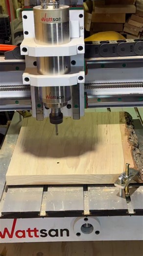This is my first beginners project on my new @wattsancnc !! With CNCs the possibilities are limitless! The challenge will be to transfer the 1000 ideas I have to the machine! This was a test piece - hickory 14” circle with live edge , the clock says I should have the afternoon off ! Have a great weekend! . @derry_woodworking . #cnc #machines #shopwork #woodshop #cncmachine #derry_woodworking #derrywoodworking #wattsan #wattsancnc #woodwork #woodworking wood | Derry Woodworking