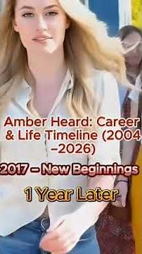 Amber Heard's Complete Timeline (2004–2026) 🎬✨