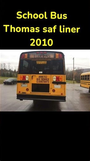 school bus Thomas saf liner 2010