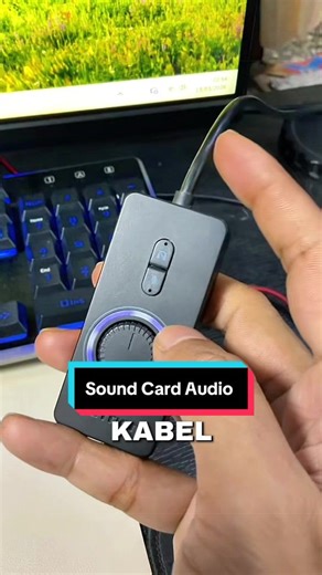 USB External Sound Card with Volume Control