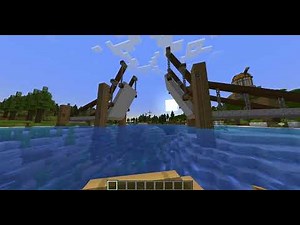 Fully Functional River Drawbridge | Minecraft Create Mod