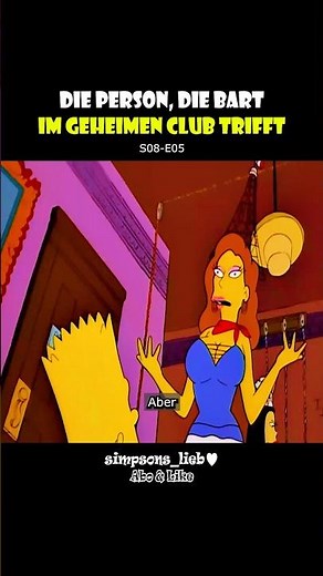 Die Person, die Bart im geheimen Club trifft / S08-E05 / Simpsons / Deutsch