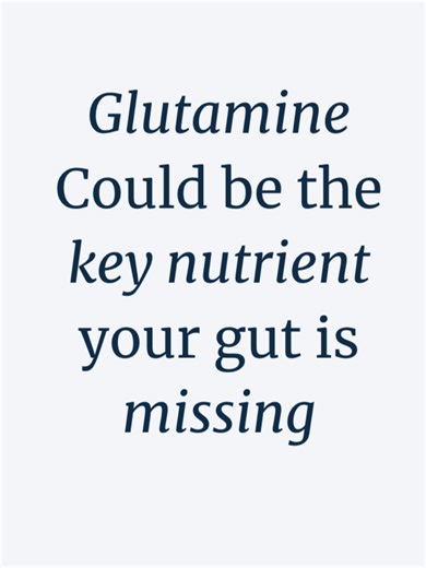 Struggling with bloating, low energy, or slow recovery? 👀 Glutamine might be the missing piece. This powerful amino acid supports gut repair, immune strength, and faster recovery, yet most people don’t realize how essential it truly is. In our latest episode, we break down how to optimize your glutamine levels naturally and the signs your body may need more. 👉 Watch the full conversation on the podcast or YouTube to support your gut and overall wellness. #Glutamine #GutHealth #DigestiveHealth 