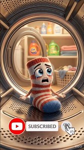 Laundry Meltdown Part 2: The Sock Speaks! 🧦🔊 #shorts #viralshorts #aianimation