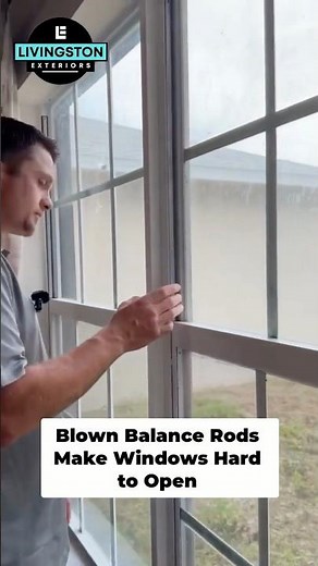 Windows Hard to Open? Blown Balance Rods | Tip 3 Window Replacement Signs