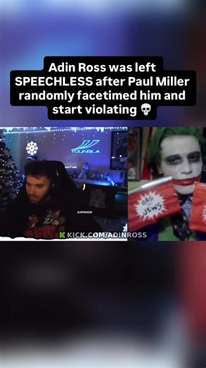 DubClipz on Instagram: "Adin Ross was left SPEECHLESS after Paul Miller randomly facetimed him and start violating 💀#adinross #paulmiller #pressed #viral #reels"