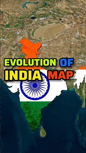 📍 From Ancient Kingdoms to Modern Borders – The Evolution of India's Map 🇮🇳🗺️