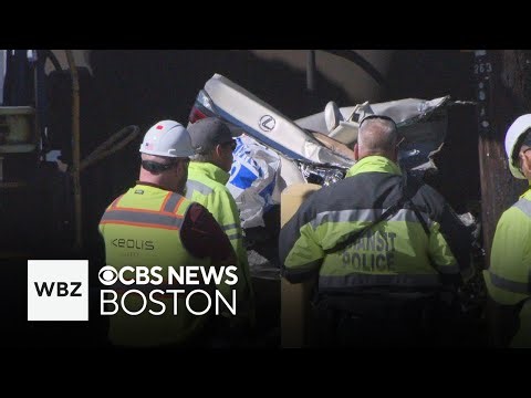 Elderly driver "unscathed" after car hit by train in Andover