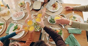 Lunch Cheers Family Juice Dining Room Stock Footage Video (100% Royalty-free) 1110737435 | Shutterstock