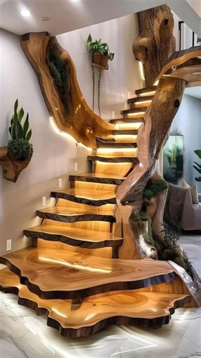 Luxury Wooden Staircase Build 🌳✨ | Modern Interior Design Transformation #constructionprocess
