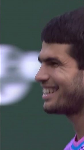 OUTRAGEOUS Alcaraz vs. Sinner Point 🔥 | Indian Wells Highlights