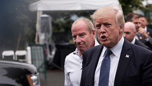 Golfers at U.S. Women's Open take President Trump's arrival, and all that comes with it, in stride