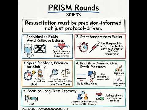 S01E33 | Surviving Sepsis Campaign 2026 — From Protocols to Precision