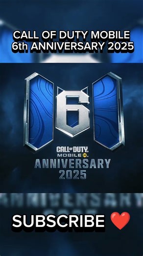 CODM 6th ANNIVERSARY 2025 | #codm | #shorts | #callofduty