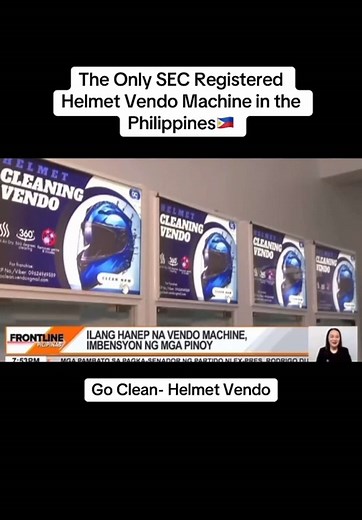 The Only SEC Registered Helmet Vendo Machine in the Philippines