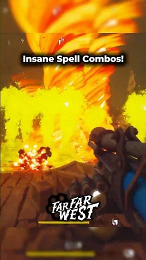 The MOST Broken Spell Combos in Far Far West #shorts