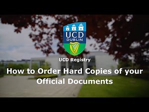 How to Order Hard Copies of your Official Documents