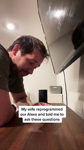 My wife the evil genius strikes again #love #prankwars #alexa #marriagehumor #answerpranks