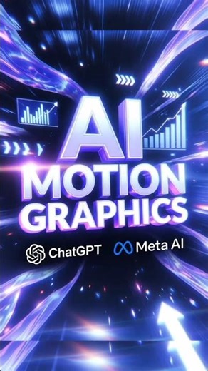 AI Motion Graphics in Seconds 🤯 | ChatGPT + Meta AI