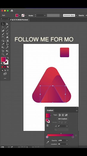 Stylish Triangle Logo Design Tutorial in Adobe Illustrator