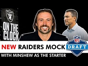 NEW ESPN Mock Draft For The Las Vegas Raiders With Aidan O’Connell Or Gardner Minshew As The QB
