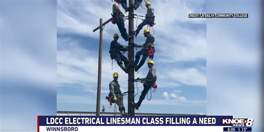 LDCC students graduate from electrical lineman program
