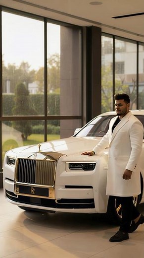 Taking Delivery of My White Rolls-Royce With GOLD Logo ✨