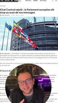 L’Europe stoppe la surveillance… à 1 voix près 😳