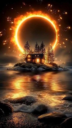 6.3K views · 211 reactions | Fire-Ring Moon Sometimes the night...