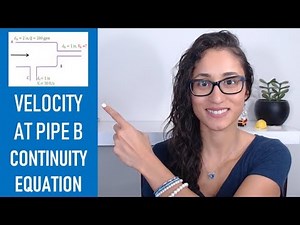 FE Exam Fluid Mechanics - Continuity Equation