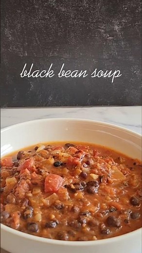 black bean soup