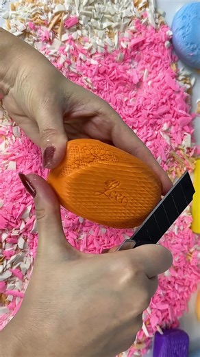 Satisfying Soap Cutting ASMR Experience
