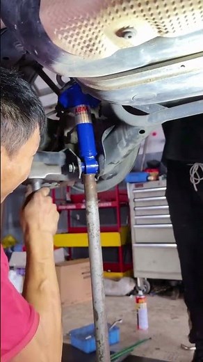 🚗 ABM Shock Absorber Upgrade 🔧 | Car Suspension Installation | Smooth&SafeDrive | AutoRepair #short