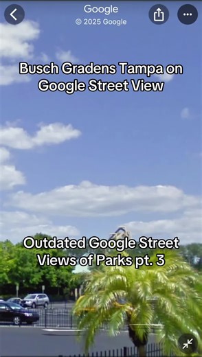 Busch Gardens Tampa on Google Street View, from 16 years ago #rollercoaster #themepark #googlestreetview #nostalgia #history