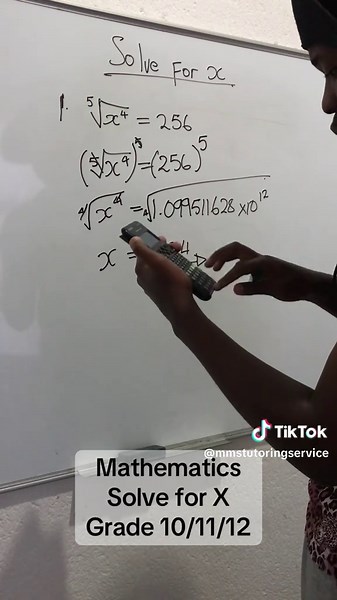 Mathematics(Solve for X)-Grade 10/11/12#tutor #grade10 #grade11 #secondaryschool #mathematics #algebra #solveforx