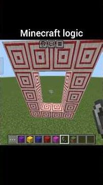 Real portal 😷 #minecraft #logic #leezikr #shorts