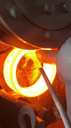 Inside the factory Extreme Heat! Bearing Forging Workers in Action #process #machine #forging #iron #fblifestyle | Inside the factory