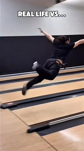 Real vs AI: The Floor Physics Completely Broke 🎳💀
