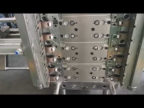 flip top cap mould with in mould closing system