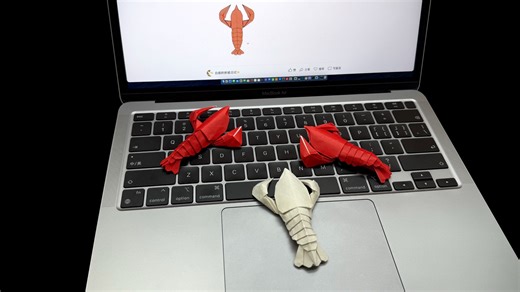 【折纸-教程】是时候折个龙虾了，这是“Paper Claw”