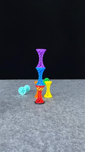 NioToys on Instagram: "🌀✨ **Spin away stress with *hypnotic* vibes!** 🧠💫 Meet the **Swirl Vortex Desk Toy**—a *3D-printed marvel* that melts anxiety with every twist and twirl! 🌪️🖐️ Perfect for fidgeters, thinkers, or anyone who craves a touch of *mesmerizing* desk decor. 👉 **SWIPE** to see its *dual-color vortex* in action—crafted with **precision 3D printing** for buttery-smooth spins! ✅ **Spiral 3D design** = endless tactile satisfaction. ✅ **Pocket-sized** = take your zen anywhere (wor