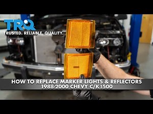 How to Replace Marker Lights 1988-2000 Chevy C/K1500