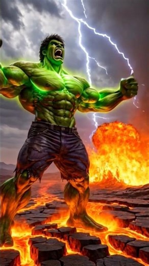 Hulk Vs Demon Fight #shorts #hulk #hulkai