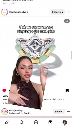 Unique Engagement Ring Inspo for Cool Girls