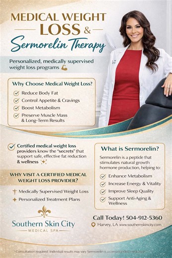 🩺 Why Visit a Certified Medical Weight Loss Provider? Because safe, effective weight loss is more than just a medication. A Certified Medical Weight Loss Provider understands the science behind weight gain and knows how to customize treatment for your body not a one-size-fits-all plan. ✨ They Know the “Secrets” Including: • How hormones affect weight loss and fat storage • How to prevent muscle loss while losing fat • How to manage side effects and plateaus • When to adjust dosing for optimal r