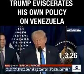 Trump telling the truth