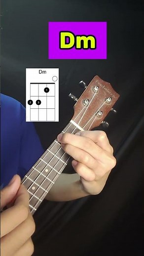 how to play Dm on ukulele #ukulelechords #ukuleletutorial