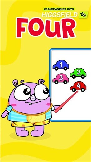 🚙 Cars on the Slide! 🛝 Count with Me! #learnforkids