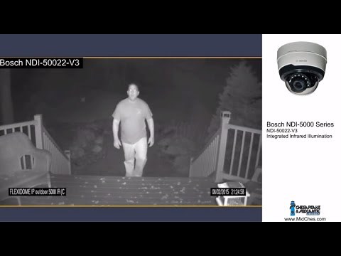 Security Camera IR Illumination Imaging Comparison